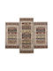 Polcarpet Oriental Kazak 585 Modern Bedroom Rugs Set Beige Polcarpet orientalkazak585beigebedset 3pcs