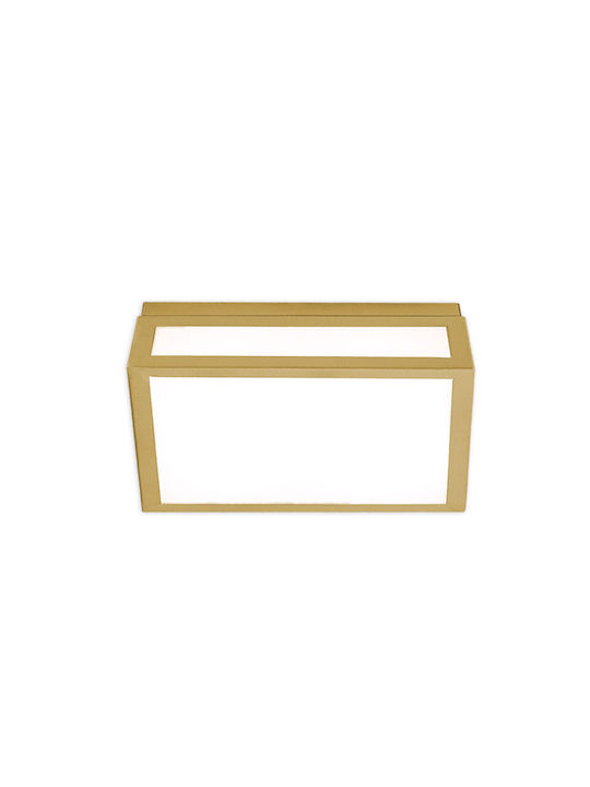 Luma Πλαφονιέρα Οροφής 30εκ. Gold με Ενσωματωμέ...