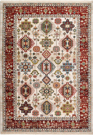Orientalischer Kazak-Teppich 695 Knochen Bordeaux 140x200 Polcarpet