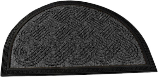 Sidi Home Plast Covoare De Intrare Semicircular Gri 40x60cm E-3669 Gri