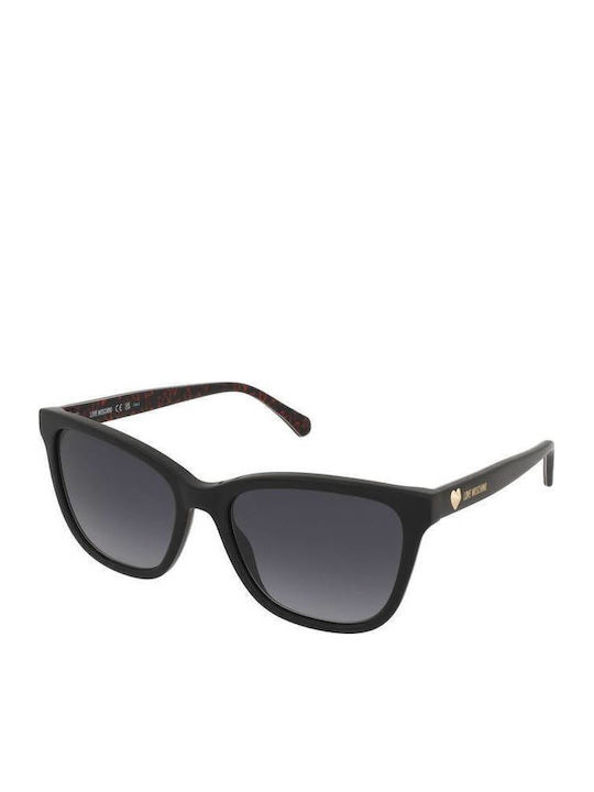 Moschino Unisex Γυαλιά Ηλίου με Μαύρο Κοκκάλινο Σκελετό και Γκρι Ντεγκραντέ Φακό MOL078/S INA/9O