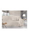 Guy Laroche Lama Sofa Throw 2 Seater Jacquard 170x250cm Beige