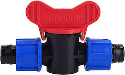 Agrodrip 10-1298-17Α Connection Pipe Valve 16mm