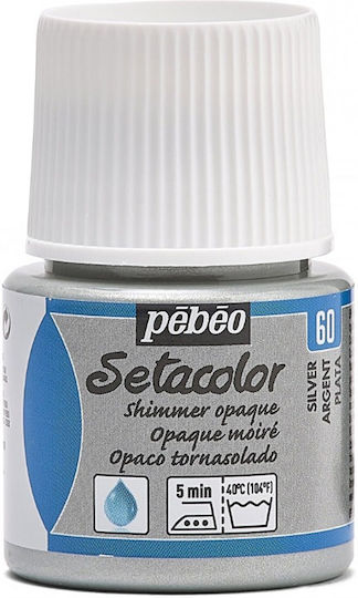 Setacolor Schimmer Undurchsichtig Pebeo Silber 45ml