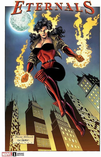 Comic Issue Eternals #01 1/50 Pelletier Hidden Gem Variant Cover