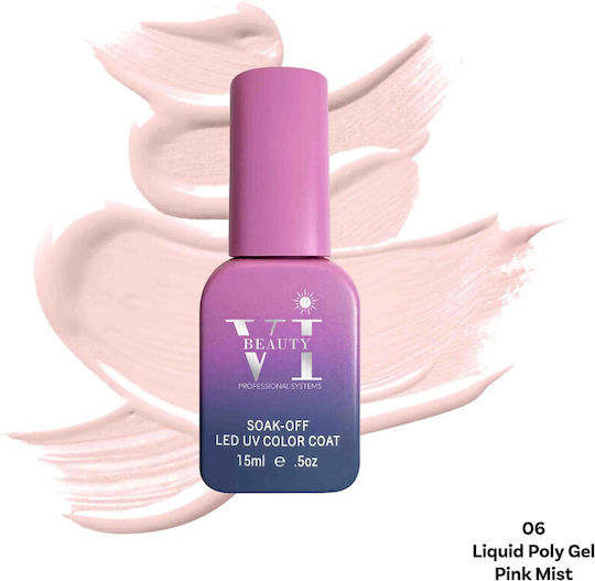 Beauty VI Gel Gel pentru Unghii 06 Pink Mist 15ml