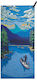 Packtowl Beach Towel Blue 64x137cm.
