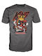 Funko Pop Tee Adult Deadpool King Deadpool T-shirt S 889698829496