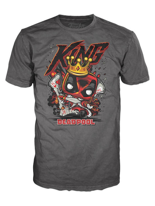 Funko Pop Tee Adult Deadpool King Deadpool T-sh...