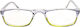 Carlo Rossi Damen Acetat Brillengestell Blau PL.17278-C2