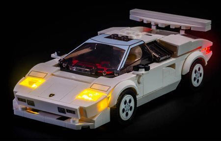 Light My Bricks Light Kit for Lego #76908 Speed Champions Lamborghini Countach 3839