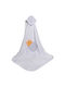 Bi Baby Blanket Nursery Swaddling Blankets Cotton White Cat 64507a 85x90cm