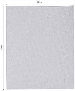 Pebeo Καμβάς Καρτολίνο Λευκός Ορθογώνιος 27x22εκ. 1τμχ