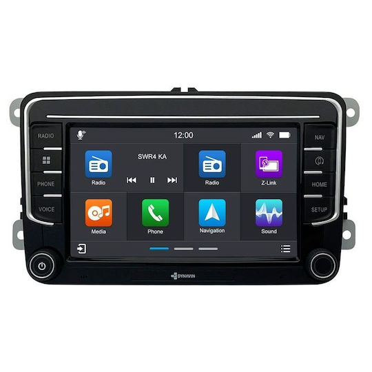 Ηχοσύστημα Αυτοκινήτου VW | Skoda | Seat (Bluetooth/USB/WiFi/GPS/Apple-Carplay/Android-Auto) με Οθόνη Αφής 7"