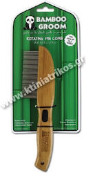 Bamboo Groom Χτένα Medium για Μακρύτριχους Σκύλους Bamboo Groom Χτένα Medium για Μακρύτριχους Σκύλους