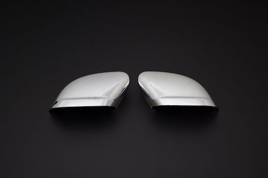 Chrome Mirror Covers Compatible Vw Caddy 2015-2020 Chrome Plastic