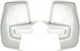 Chrome Mirror Covers Compatible Ford Custom 2012-> Ford Transit Custom 2012-> Abs Plastic