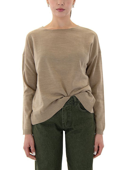 MY T Women's Sweater Beige