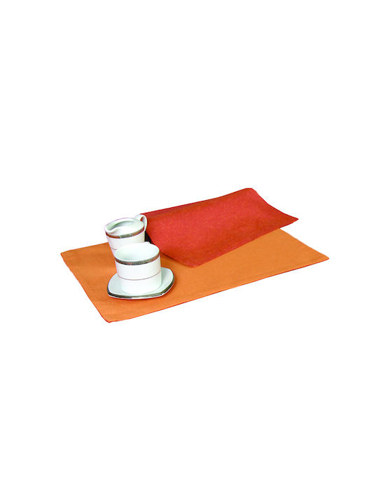 Viopros Σουπλά Υφασμάτινο Πορτοκαλί 45x32cm 2τμχ