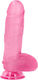 Enea Transparent Pink Dildo