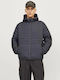 Winter Jacke Puffer Winddicht Asphalt
