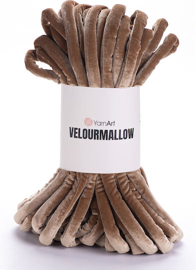 YarnArt Velourmallow Полиестер Кафяв 23м 550гр