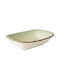 By Bone Serving Bowl Round made of Porcelain Green with Diameter 14cm 12pcs