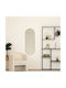 Atmosphera Selena Wall Mirror Full-Length Oval With Black Metallic Frame 112x40cm