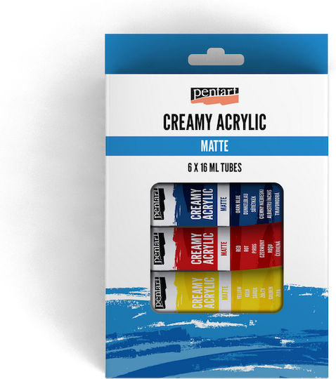 Pentart Acrylic Paint Set in Silber color 60ml 1Stück