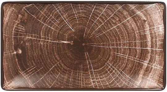 Rak Porcelain Platou de Servire Dreptunghiular din Porțelan Maro 33.5x18buc 1buc Rak Porcelain Platou de Servire Dreptunghiular din Porțelan Maro 33.5x18buc 1buc