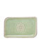 By Bone Rome Serving Platter Rectangular made of Porcelain Green 30x17.5cm