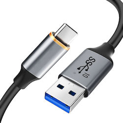 Cabletime Ct-amcmg2-ag1 USB 3.2 Cable USB-C male - USB-A 60W Black 1m
