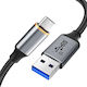 Cabletime USB 3.2 Cable USB-C male - USB-A 60W Μαύρο 1.5m CT-AMCMG2-AG15