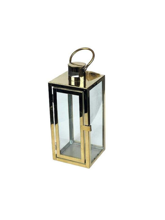 Kersten Laterne Metallisch Gold 12x12x30cm 1Stück