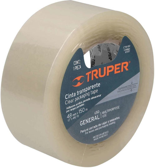 Truper Verpackungsfolie 48mm x 150m Transparent