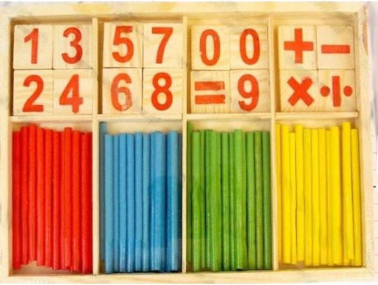 Marionette Wooden Toys Educational Game Letters & Numbers made of Wood