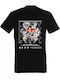 kirikoko Luffy Powers One Piece Anime T-shirt Μαύρο Βαμβακερό