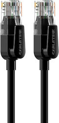 Cabletime 970121 Cat.6 Καλώδιο Ethernet 1m Μαύρο