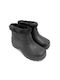 Ustyle Work Wellies Ankle with Fur Black