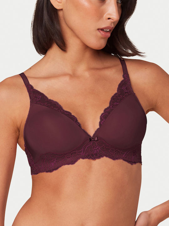 Triumph Amourette Charm Deep Burgundy Σουτιέν μ...