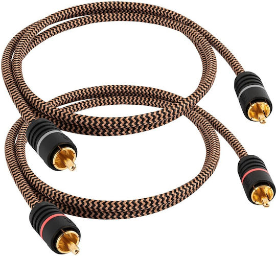 Proson RCA-Kabel Männlich - RCA-Stecker Männlich 1m