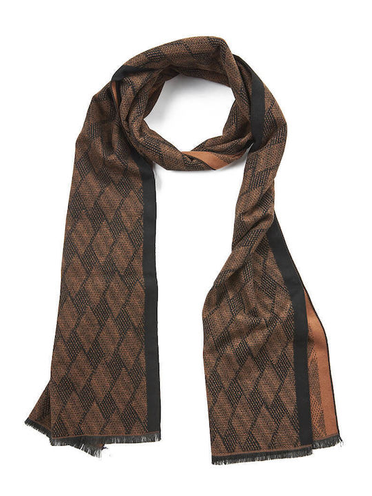 Verde Men's Scarf Brown