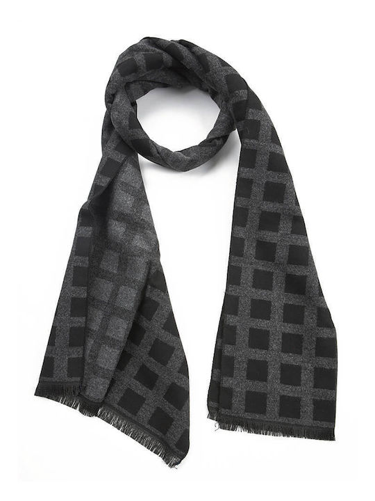 Verde Men's Scarf Black