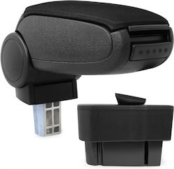 Car Armrest Opel Corsa D 2006-2014 Black Faux Leather