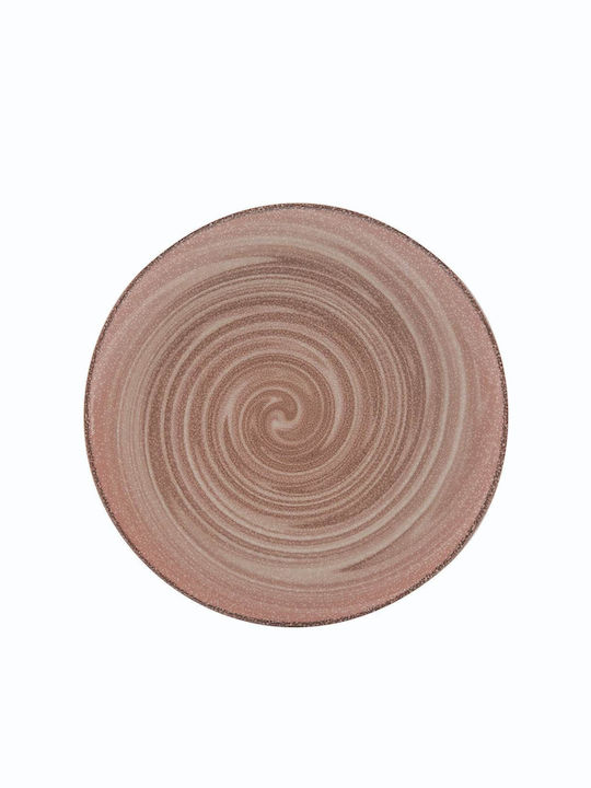 Rak Porcelain Чиния Плитко от Порцелан Розов с Диаметър 27см