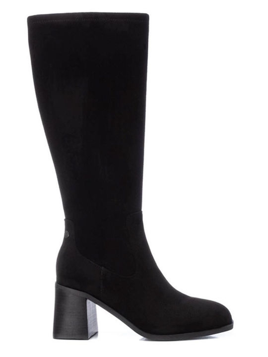 Xti Suede Women's Boots Black