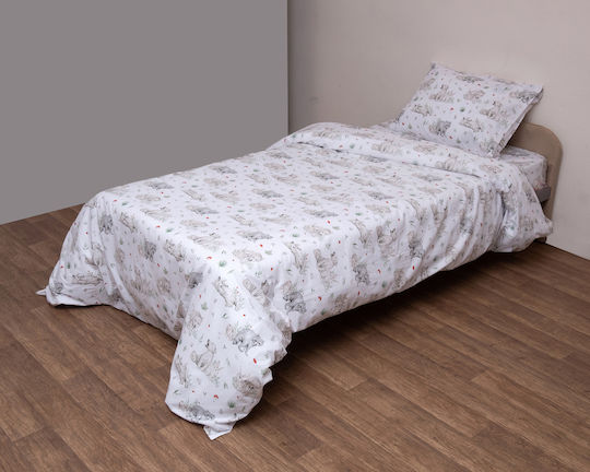 Viopros Set Baby Bettlaken Für Krippe Baumwolle Mangekyō Weiß 120x160cm 3Stück