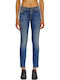 2015 Babhila Women's Fabric Trousers Skinny Fit Blue
