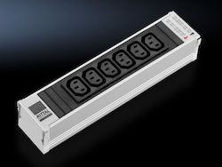Rittal Network Cabinet Accessory Plug-in Module Psm 6x C13 Black