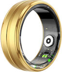 Colmi R06 Smart Ring 18.9mm με Παλμογράφο Χρυσό